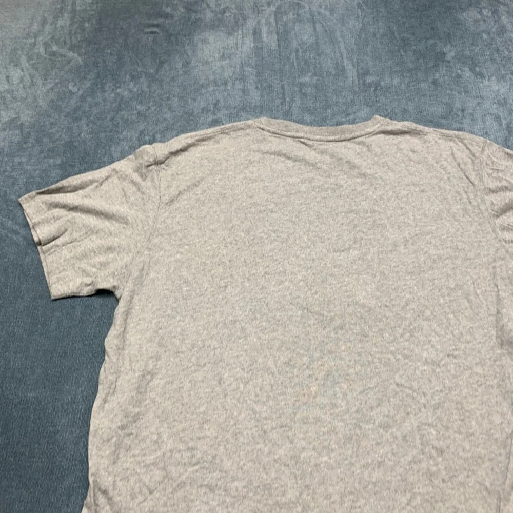 VTG Roma Atletica T Shirt Mens Large Gray Cotton Italia Patchwork Graphic